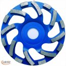 Diamant-Schleiftopf NewFanCup Blau 180mm